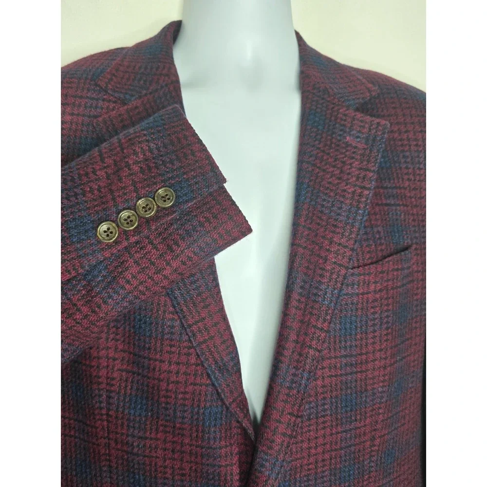 Bonobos Leomaster Capritex Standard Fit Blazer Sport Coat Men's 42R Burgundy